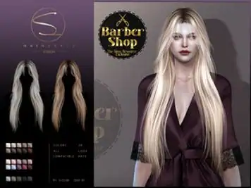 (Barber Shop) - Long ombre hair 010524