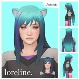 Loreline Hair & Ombre Overlay
