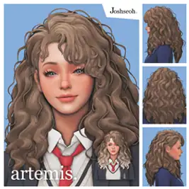 Artemis Hair & Ombre Overlay