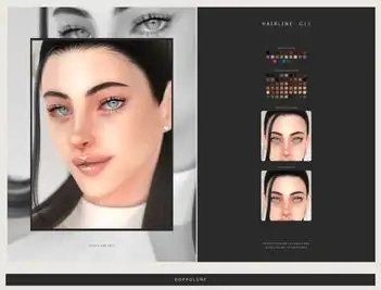 GPME-GOLD Hairline G11 by Goppolsme: Female Hairstyles & Skin Details