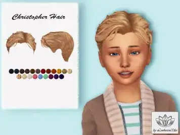 Christopher Hair: Child Edition by Lewbertsn00tles - #TSR #Hairstyles #Male