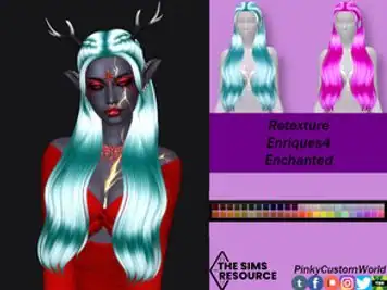 Retexture of Enchanted hair by Enriques4