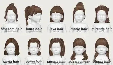 Toddler Hair Pack Collection [MM]