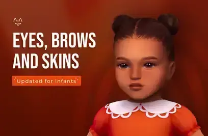 Eyes, Brows and skin updated for infants! | TwistedCat