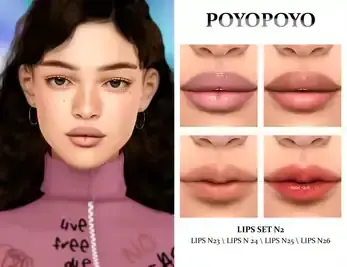 [poyopoyo] LIPS SET N2 | Lips N23 \ Lips N24 \ Lips N25 \ Lips N26