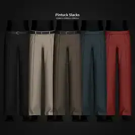 Gorillax3 Pintuck Slacks II - Men's Pants Collection