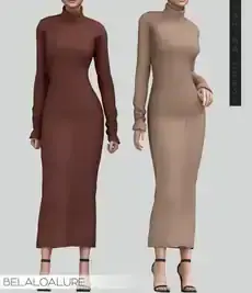 BelaloAllure Daliah Ensemble (Chic Coat,  Top & Pants Set - AlphaCC Female Clothing)
