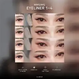 Female Everyday Eyeliner Set [Alpha]