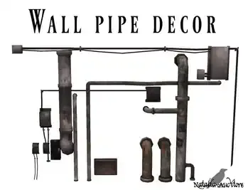 wall pipe decors
