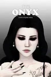 ☠️ the onyx - a small set of gothic makeup ☠️