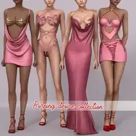 BelaloAllure's Enchantment: Sizzling CC Collection (Tops, Dresses & Sets)