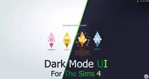 Mod The Sims - Dark Mode UI | The Sims 4