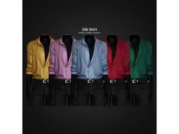 Silk Shirt by Gorillax3 - Men's Tops Collection