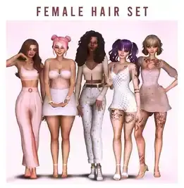 Female Hair Set 🤎🤍