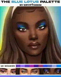 the blue lotus palette.