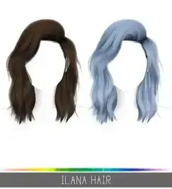 Medium Layered Length Hairstyle Side Swept & Tucked Behind [MM]