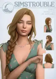 Sybil Hairstyle by simstrouble