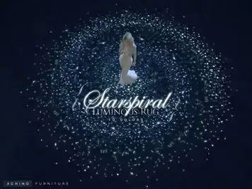 LMC collection - Startrails & Starspiral Rug
