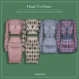 Heart to Heart: Women's Skirts Collection by RIMINGS
