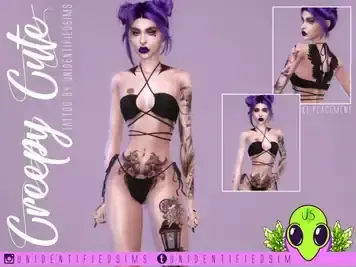 Creepy Cute Tattoo