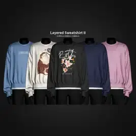LayeredSweatshirtII (Gorillax3 - Male  Tops, Shirts, AlphaCC Clothing Sets)