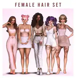 Female Hair Set 🤎🤍