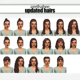 hairs updated with new swatches