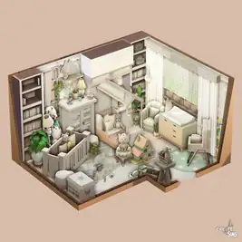 Cute Baby Nursery || NO CC 