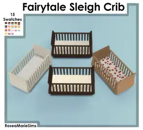 Fairytale Sleigh Crib