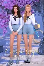✩ Cartoon Style Genetics Set Part I ✩