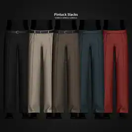 Gorillax3 Pintuck Slacks II - Men's Pants Collection