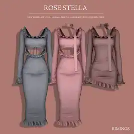StellaRose Ensemble (AlphaCC Outfits,  Dresses, Clothing Sets, Female Accessories & Jewelries)