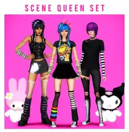 Scene Queen Set 🌈🎀