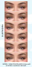 Natural + Anime Style Eyelashes!