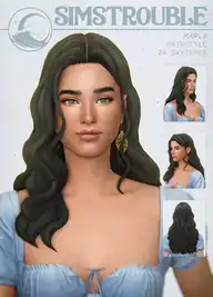 Marla Hairstyle by simstrouble