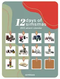 12 days of simsmas 🎄; day 10: ikea furniture boxes