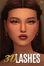 3D Lashes Ts4, Maxis match eyelashes cc for the sims 4