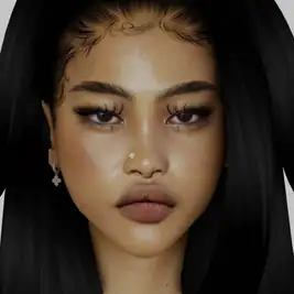 3D Lashes Pack 3 by BadddieSims: Female Eyelashes