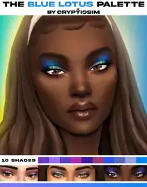 the blue lotus palette.