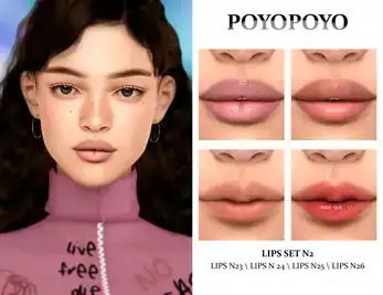 [poyopoyo] LIPS SET N2 | Lips N23 \ Lips N24 \ Lips N25 \ Lips N26