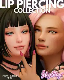 Sims 4 Baddie | Lip Piercing Collection