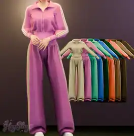 Sims 4 Baddie CC | Aspen Tracksuit