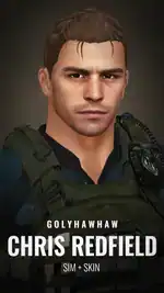 CHRIS REDFIELD Sim + Skin