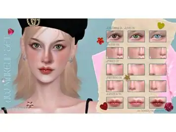 Katrina-Y's Glamour Oasis (Makeup Set with Lush Lashes & Bold Lipsticks)
