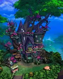 Fantasy Tree Cottage (NO CC)