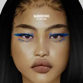 3D Eyelash Pack for Female Sims