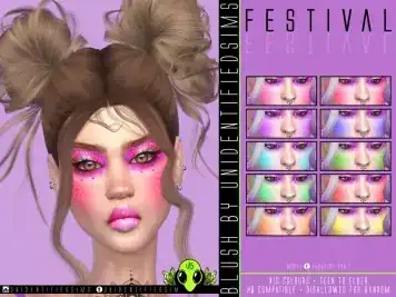 Festival Makeup Set - Blush
