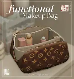 Functional Makeup Bag Recolored by LargeTayterTots