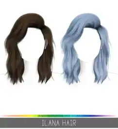 Medium Layered Length Hairstyle Side Swept & Tucked Behind [MM]