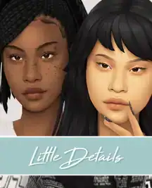 LITTLE DETAILS; collection of facial skin details